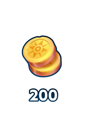 Sammle 200 Münzen