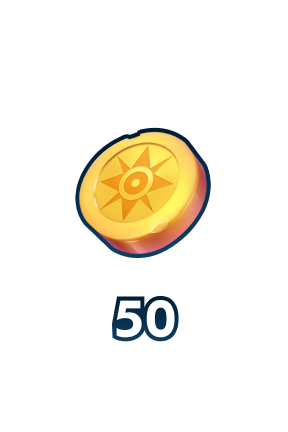 Sammle 50 Münzen