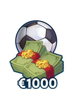 Platziere eine Wette über 1.000 € auf Sport